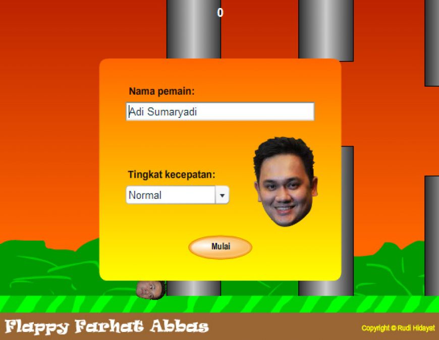 Sudah Coba Main Game Flappy Farhat Abbas? Kayak Flappy Bird