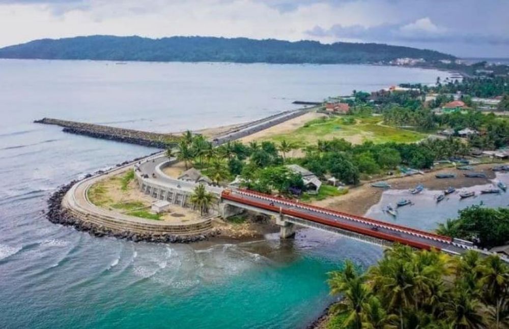Tempat Renang Masa Kecil, Kini Terbentang Jembatan Pantai Timur Pangandaran
