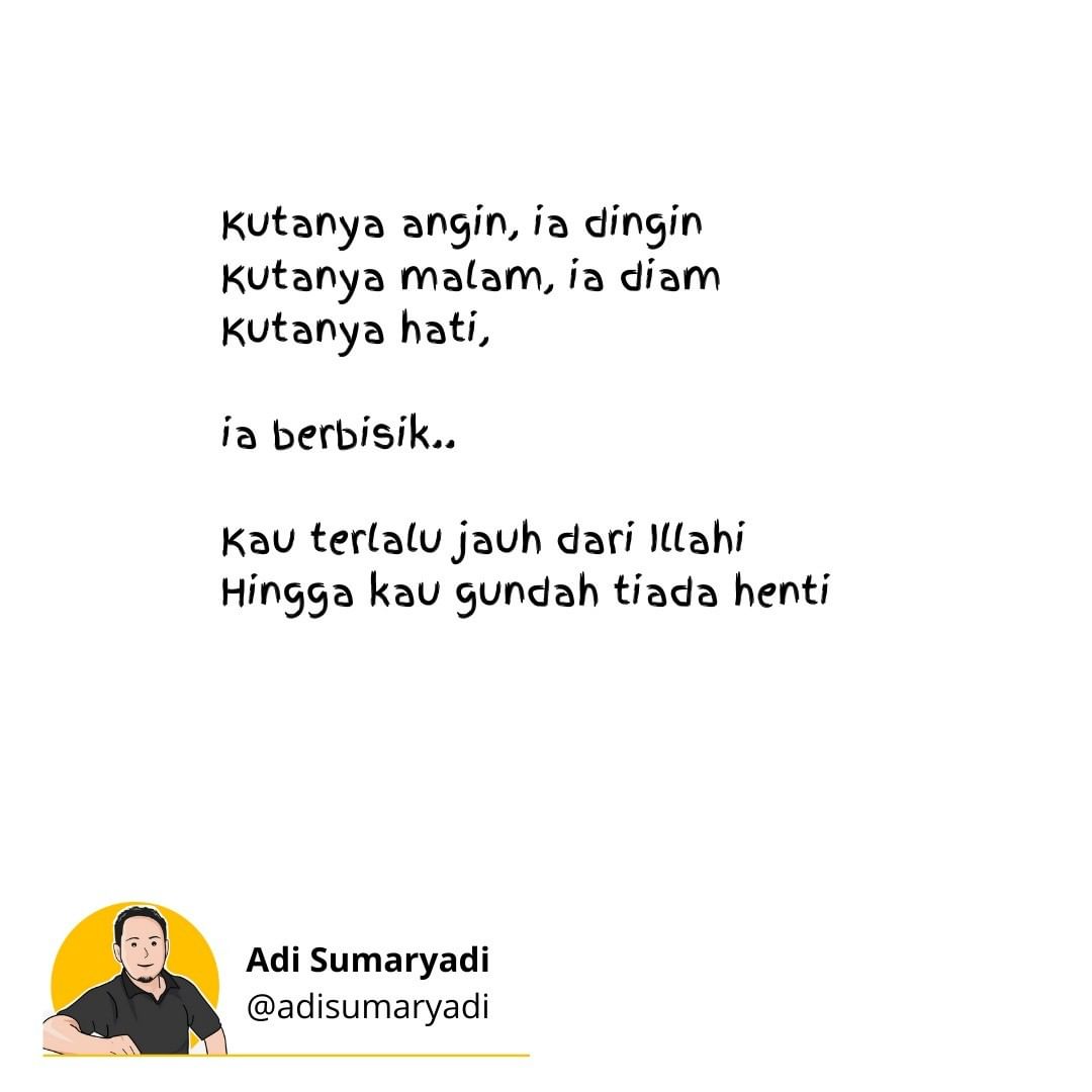 Kutanya hati, jawabannya bikin nyesek 