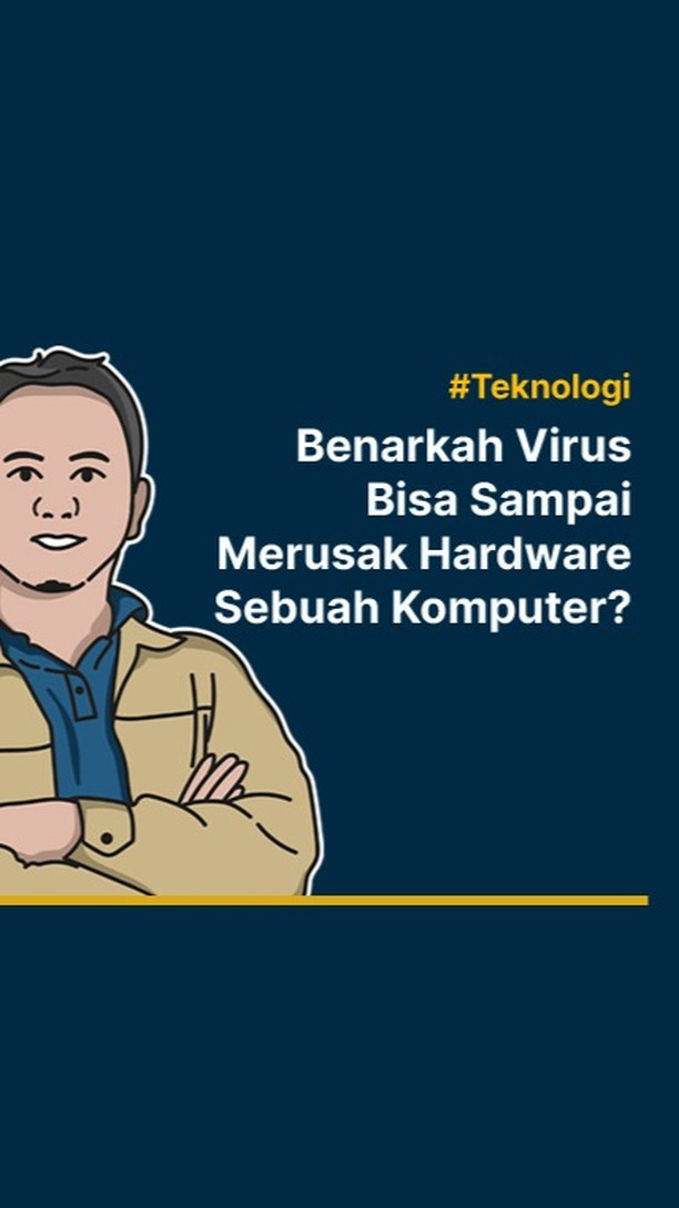 Apakah virus bisa merusak komputer?
.
#virus 