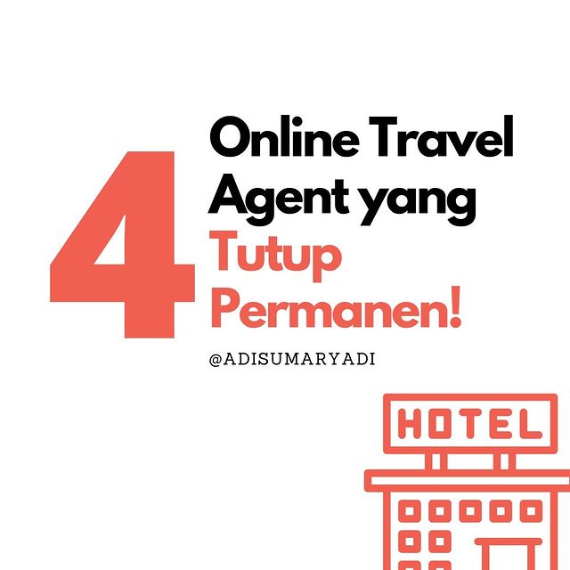 Tidak sedikit yang harus pamit dari bisnis Online travel agent di Indonesia #ota #bisnis #hospitality #bookinghotel #hotels #hotelrooms #digitalmarketing