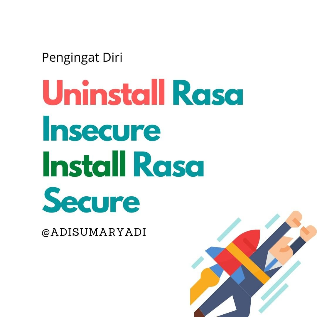 Karena keseringan Insecure bisa mengikis 