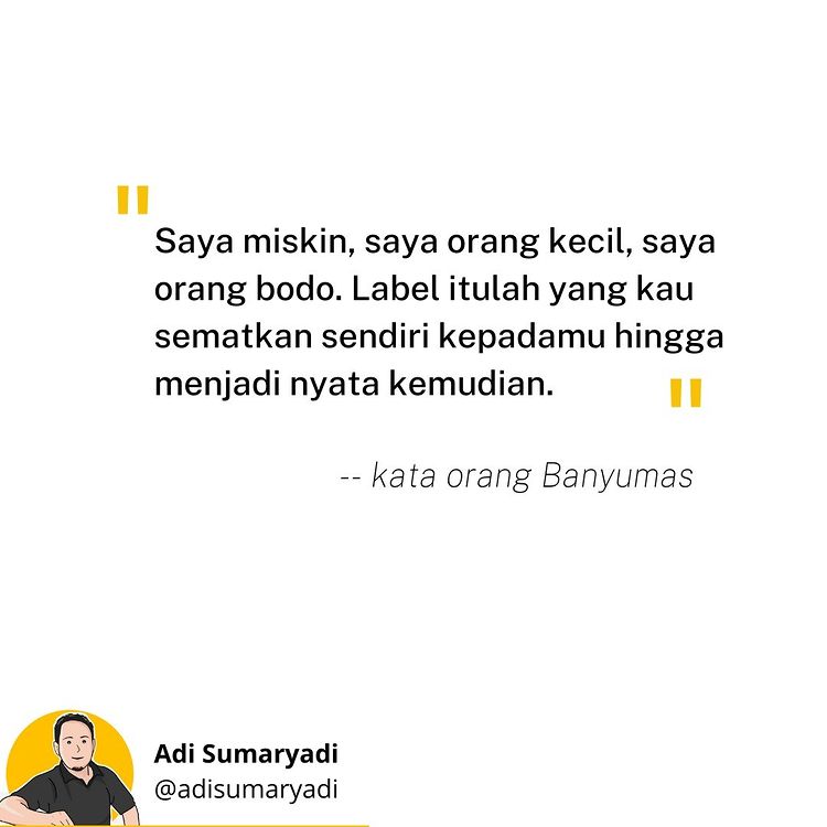 Siapakah orang Banyumas itu?
.
Dadi kaya 