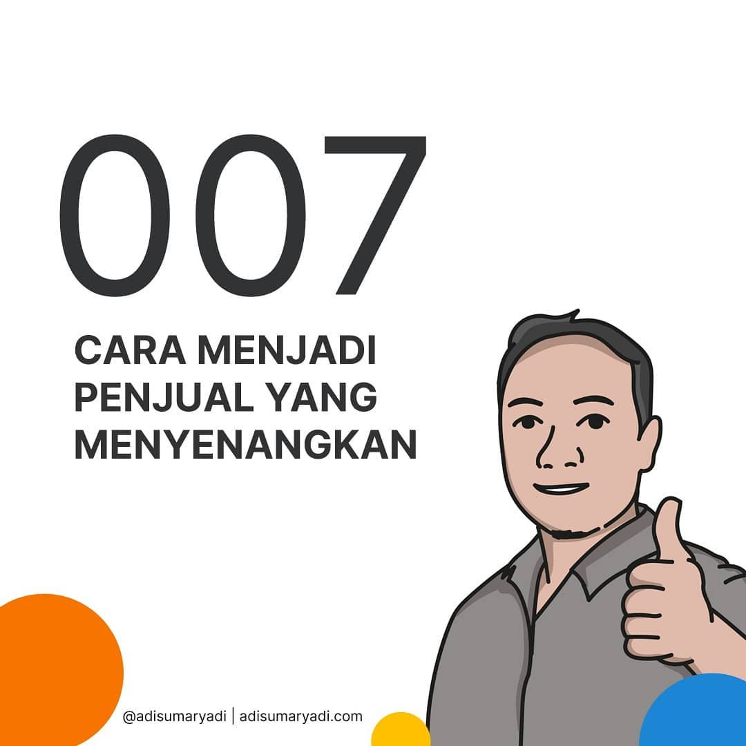 Jadi penjual yang menyenangkan pasti berimbas ke bisnis anda.
.
@umkm.indonesia.id @sahabat_umkm @kendaripreneur @umkmhunt @umkmkabbandung
@sahabatumkm.krw @sahabatumkmjakarta @umkm_kbb .
#entrepreneur #wirausaha #tips #tipsjualan #marketing ...