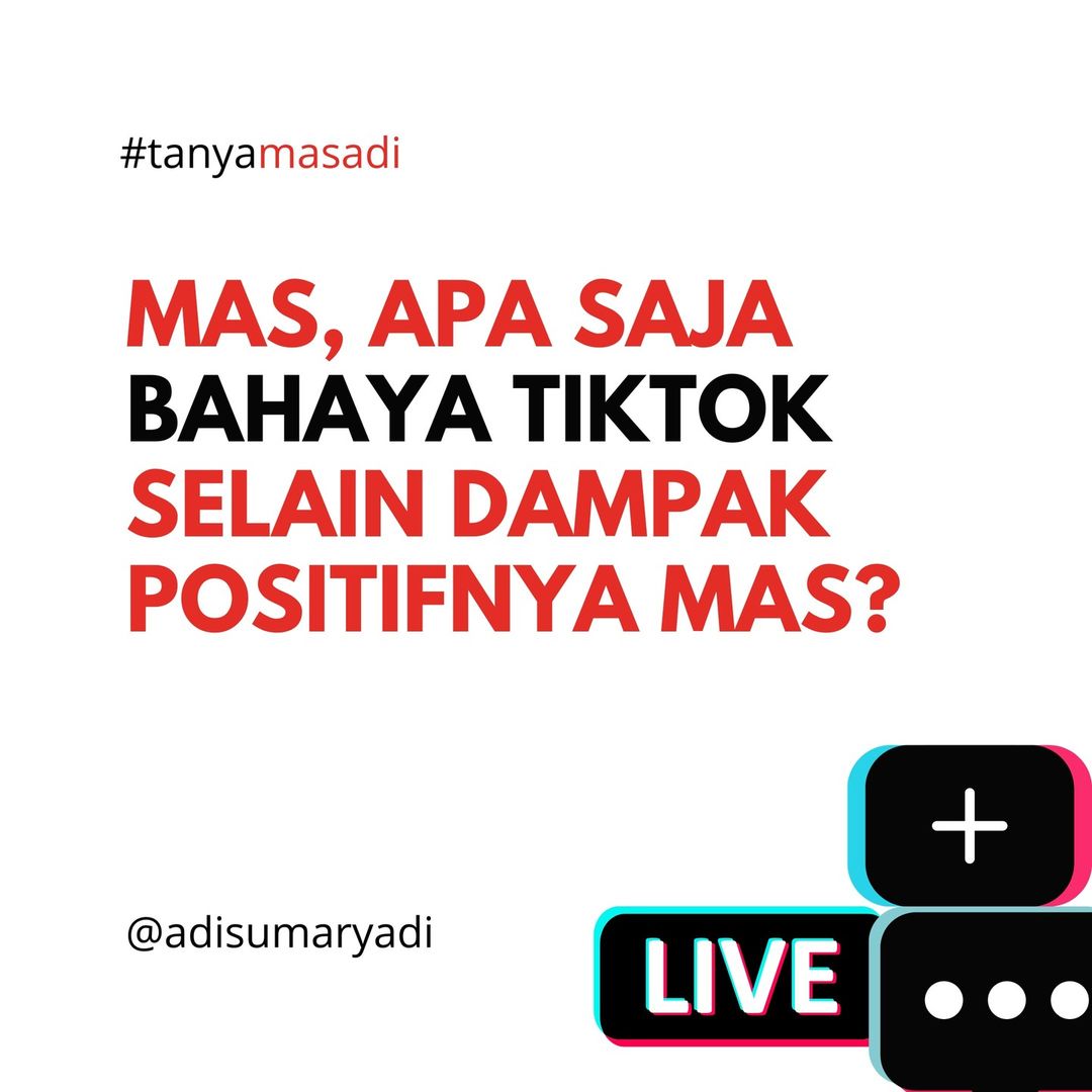 TIKTOK MUNGKINKAH BERBAHAYA?
.
Sangat mungkin, sebagai 