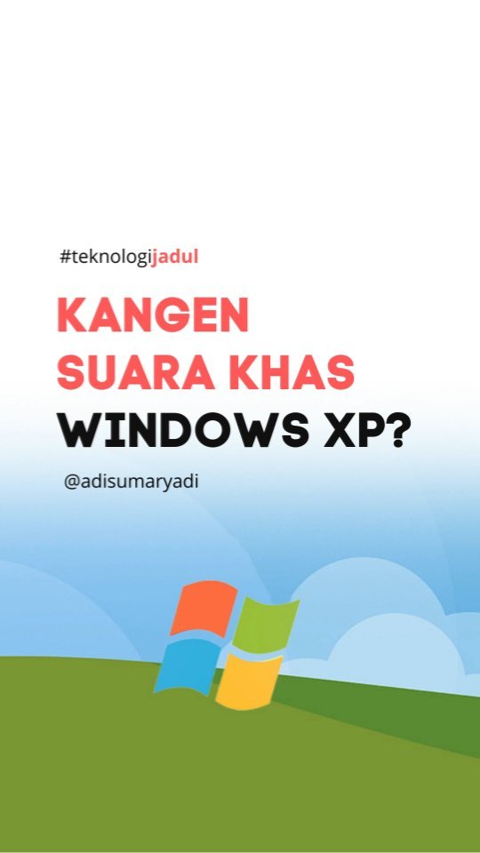 Buat yang Kangen saja! Inilah suara khas windows XP pas dinyalain, ada kenangan di windows ini? #windowsxp #xp #oldwindows  ...