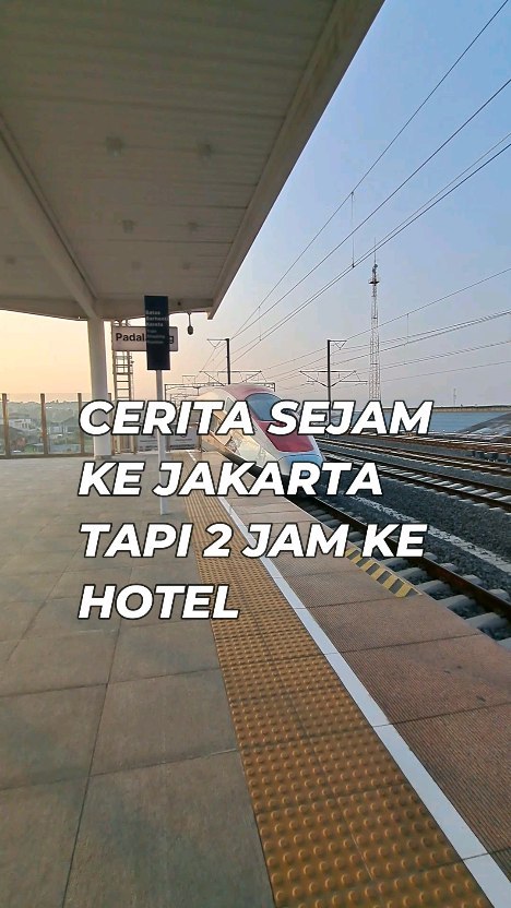 Cuma Sejam Ke Jakarta dari Rumah di Bandung Naik Kereta Cepat @kcic.id Sampai Hotelnya jam berapa ya? #keretacepat #kcic #whoosh ...