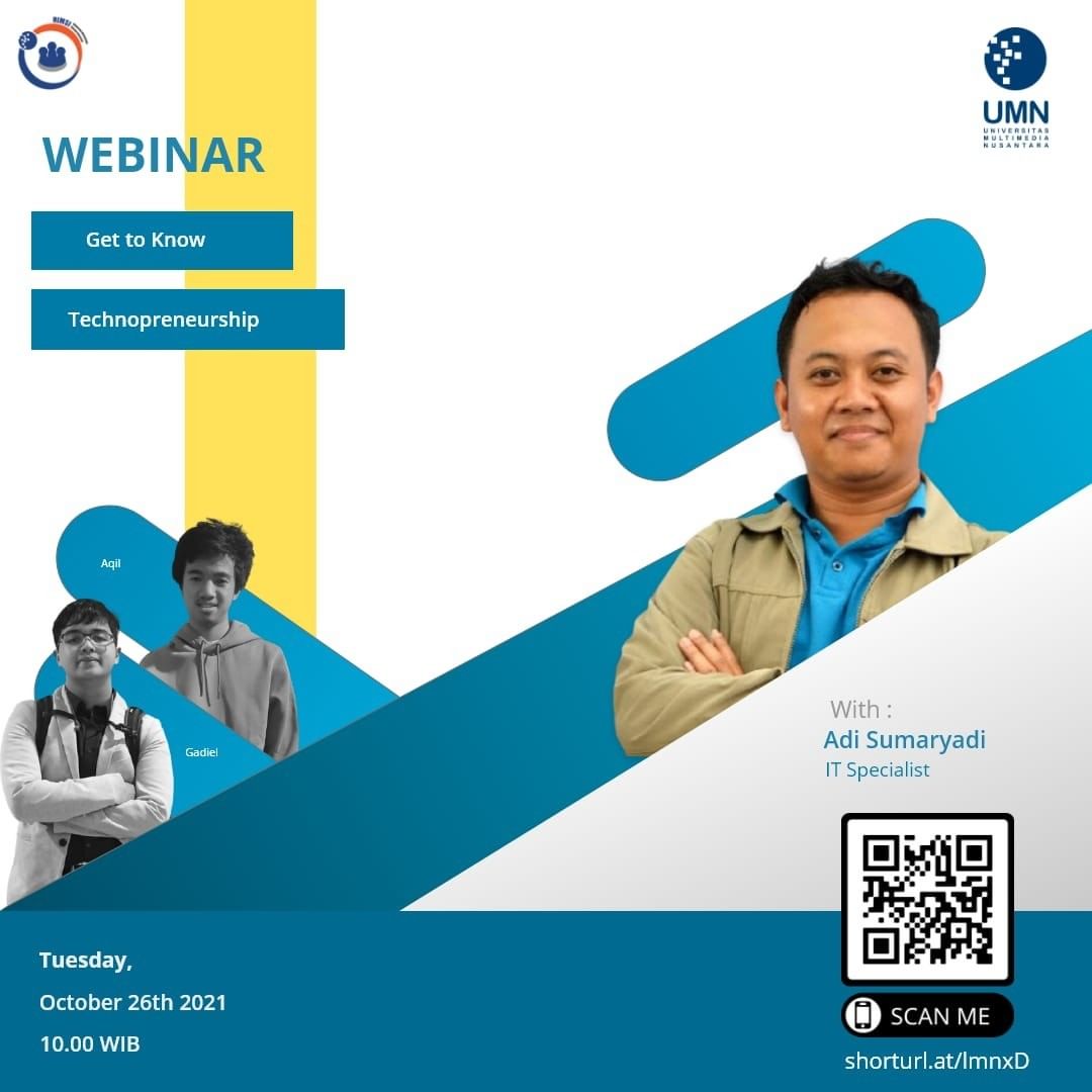 Sharing with Universitas Multimedia Nusantara (UMN).
.
Pagi ini akan sharing dengan adik-adik mahasiswa UMN, itu tuh yang gedung kampusnya unik dan ...