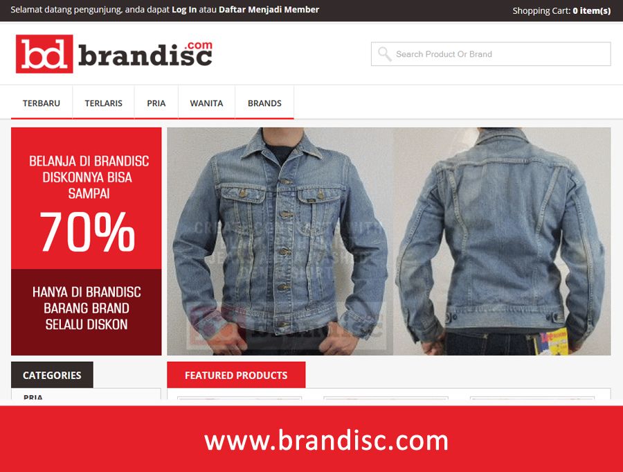 Brandisc Tempatnya Barang Brand Discon