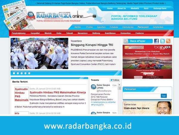 RadarBangka Online 