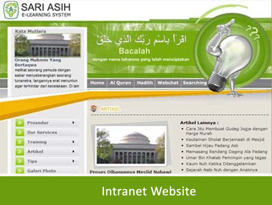 Sariasih E-Learning System