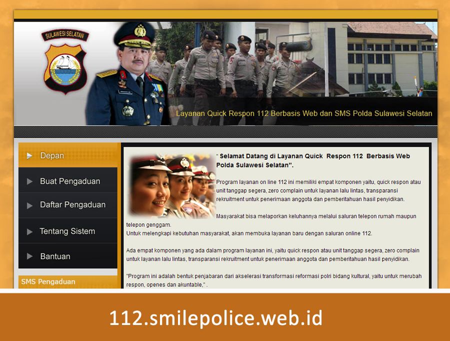Sistem Pengaduan Online Polda Sulsel