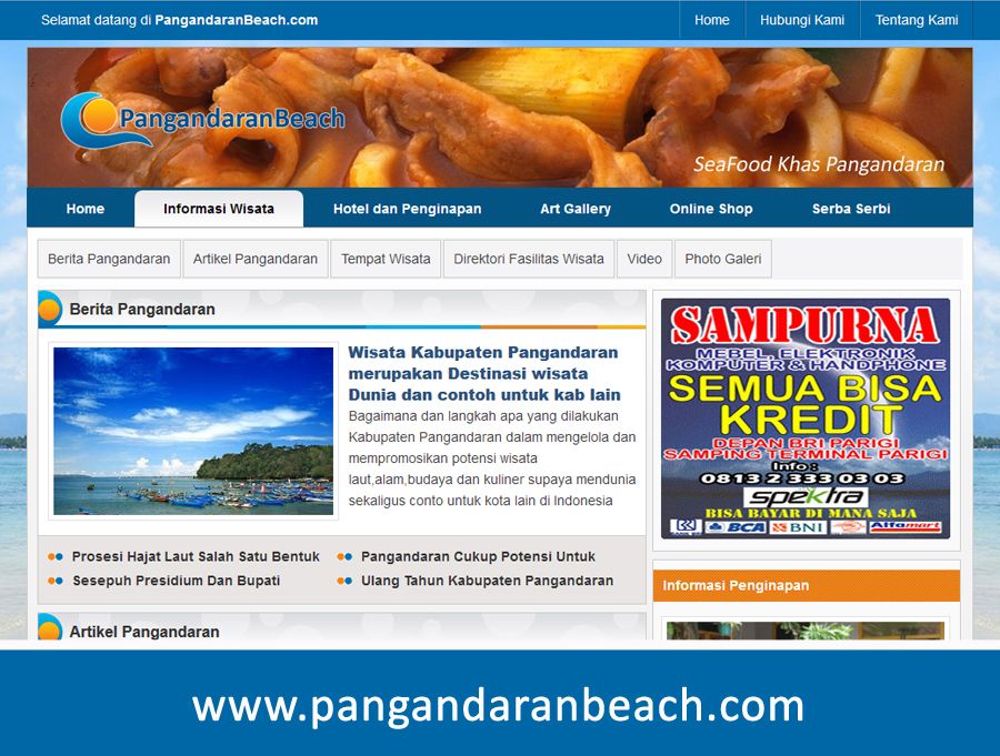 Situs Pariwisata Online PangandaranBeach