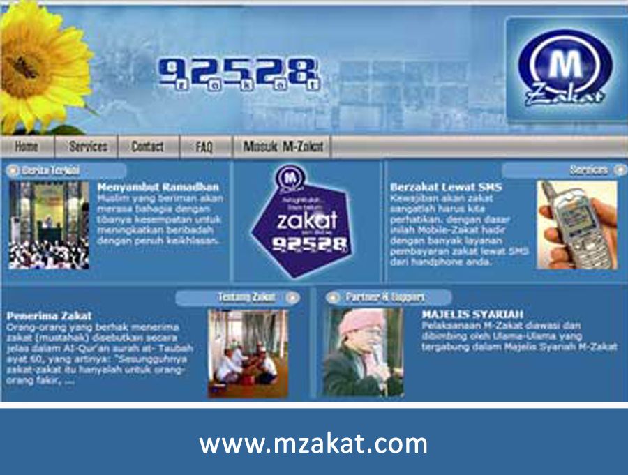 Website M-Zakat Jakarta