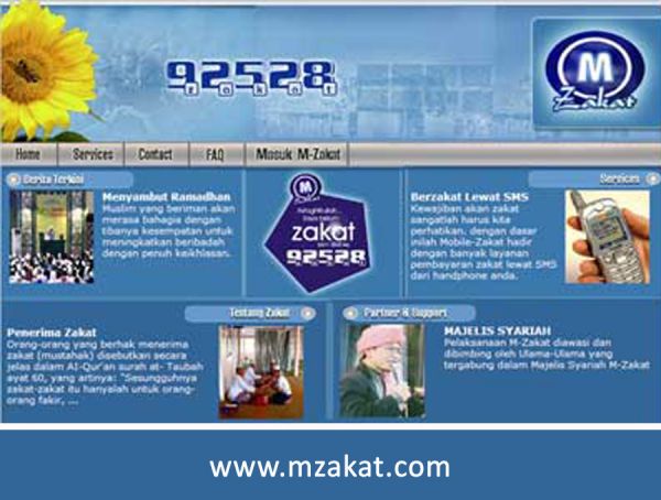 Website M-Zakat Jakarta