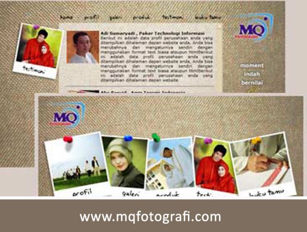 Website MQ Fotografi Bandung