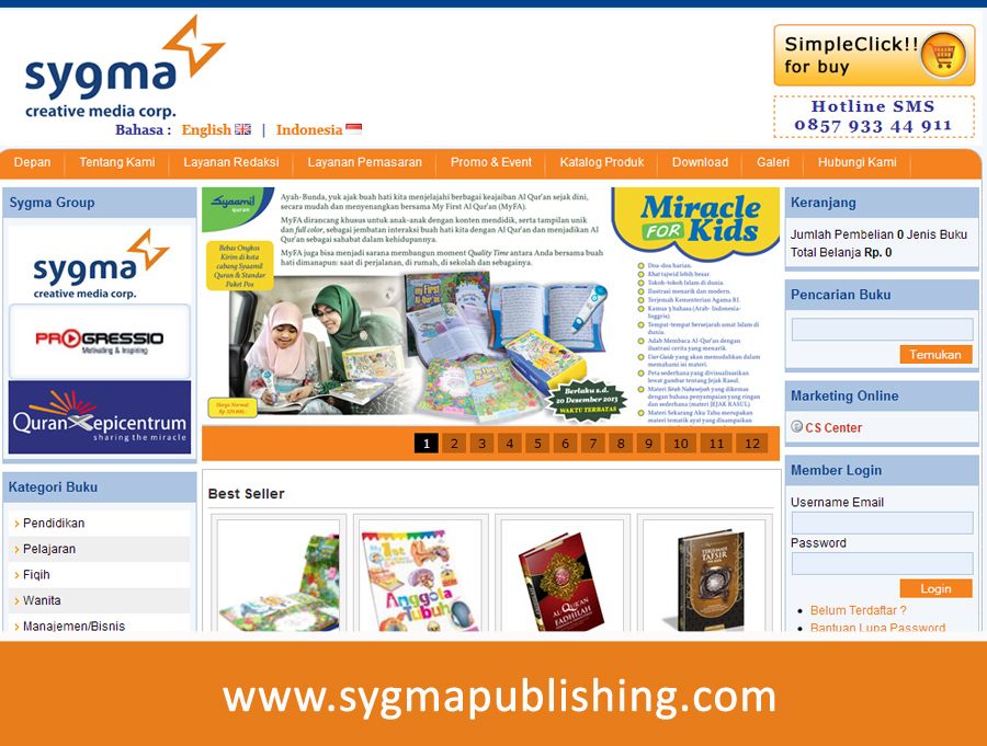 Website Sygma Publishing