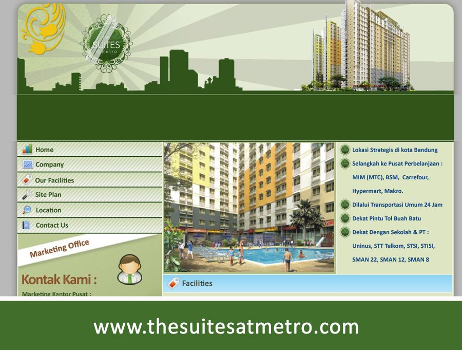Website The Suites Metro